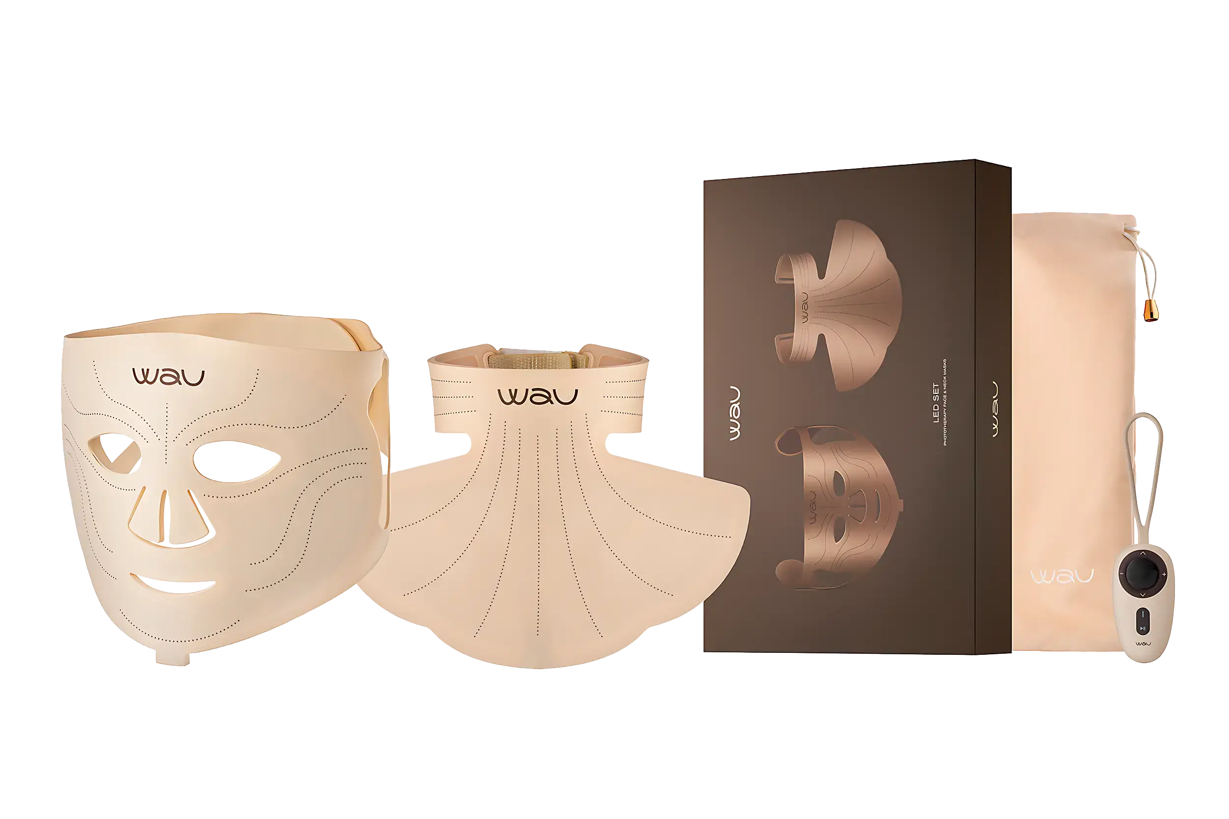 LED SET - PHOTOTHERAPY MASK FOR THE FACE AND DECOLLETAGE AREA
