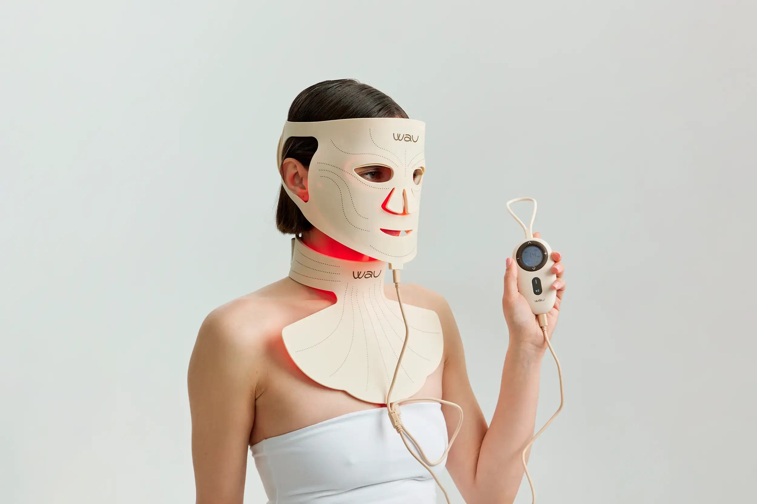 LED SET - PHOTOTHERAPY MASK FOR THE FACE AND DECOLLETAGE AREA