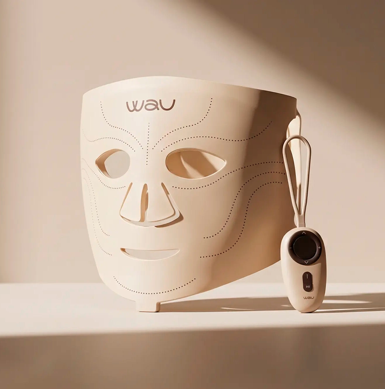 LED ANSIGTMASKE 2.0 - FOTOTERAPI MASKE TIL ANSIGTET